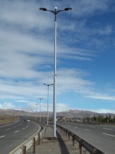 پایه چراغ روشنایی خیابانی